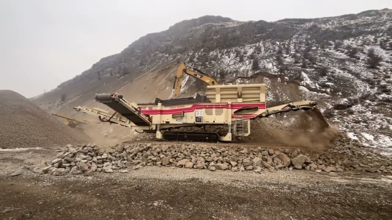 MDS M515 Rock Trommel Screen Sorting Large Blast Rock | Foreman Equipment