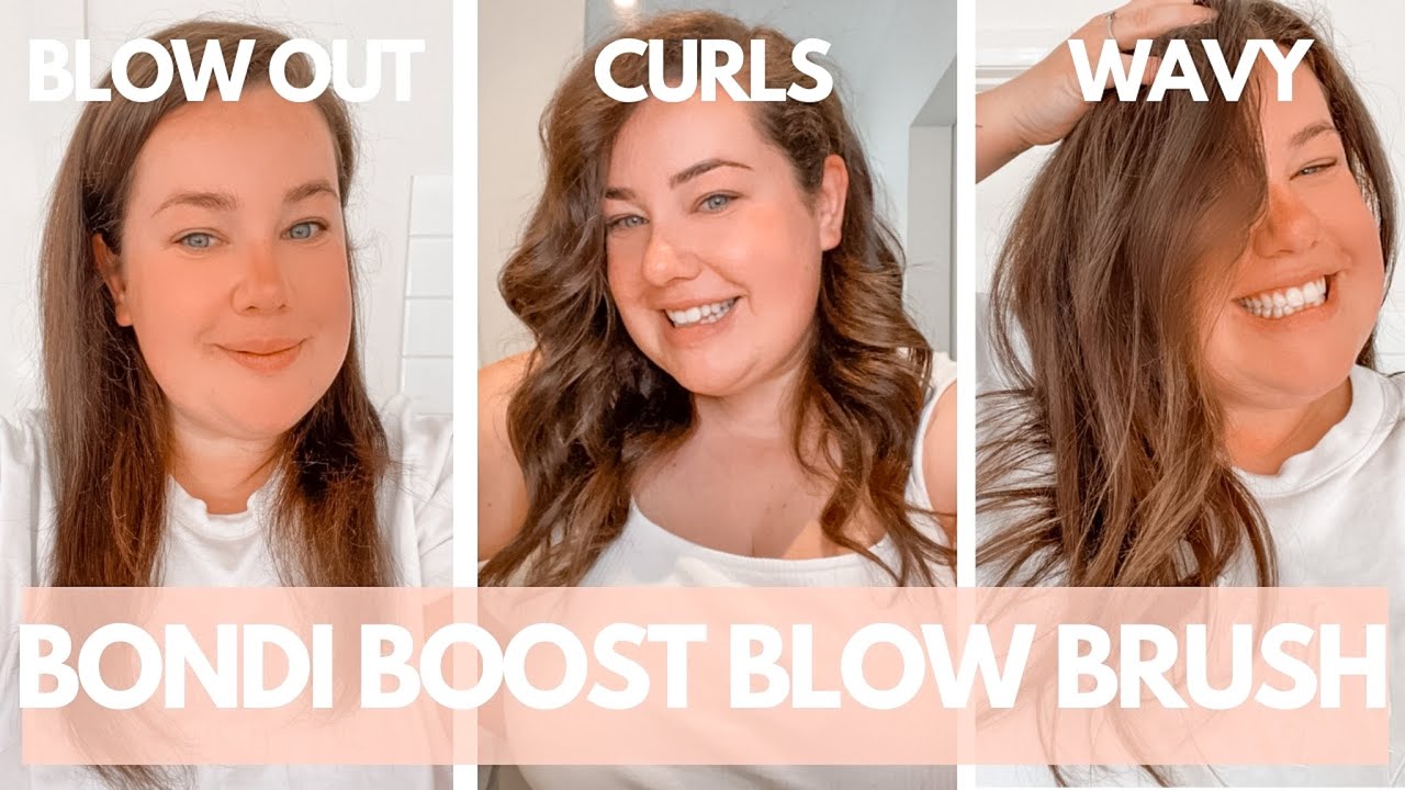 3 DIFFERENT LOOKS WITH THE BONDI BOOST BLOW OUT BRUSH