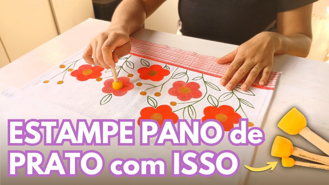 DIVIRTA-SE PINTANDO FLORES DE UM JEITO FÁCIL (Para Iniciantes)