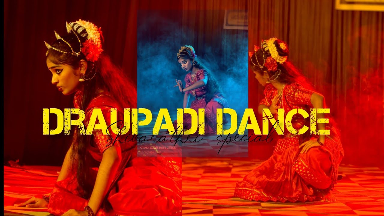 Draupadi dance performance 🔥#dance #draupadi #shivaratri #semiclassical 