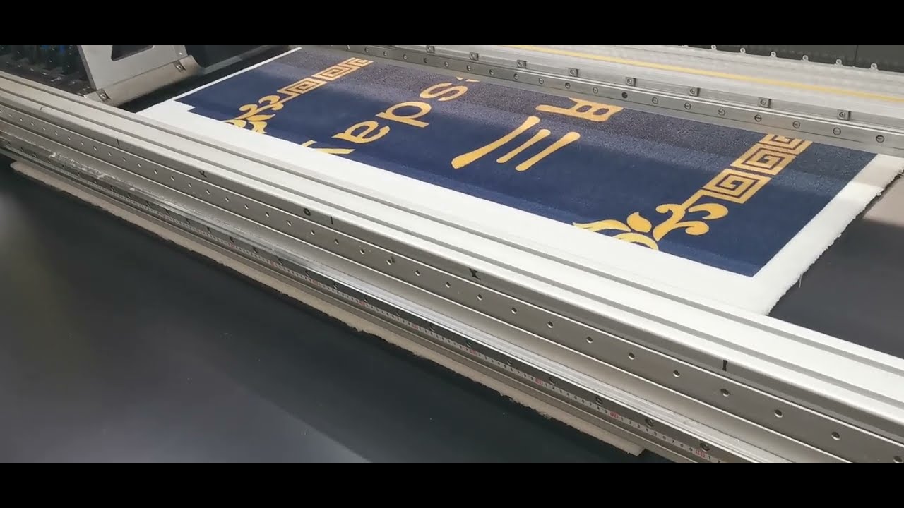Digital logo carpet printer - logo carpet digital printer for custom logo carpet and logo mats