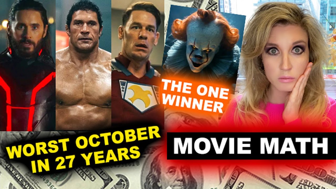 2025 Box Office - October Flops Tron Ares, Smashing Machine, Peacemaker! Welcome to Derry Viewership