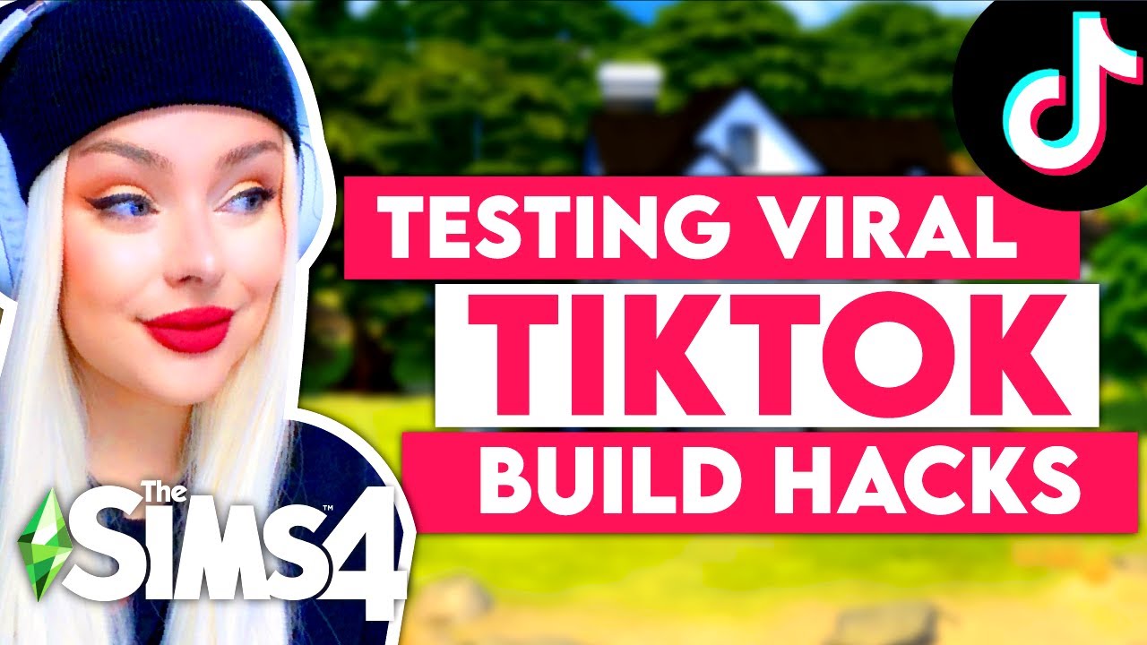 Building an Entire House Using Sims 4 Tiktok Build Hacks ✨ Testing Viral Sims 4 Build Tiktok Hacks 5