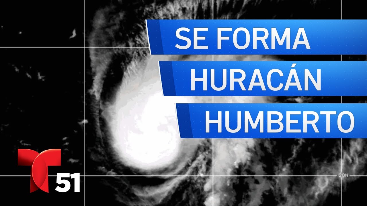 Se forma hurac&aacute;n Humberto en el Atl&aacute;ntico