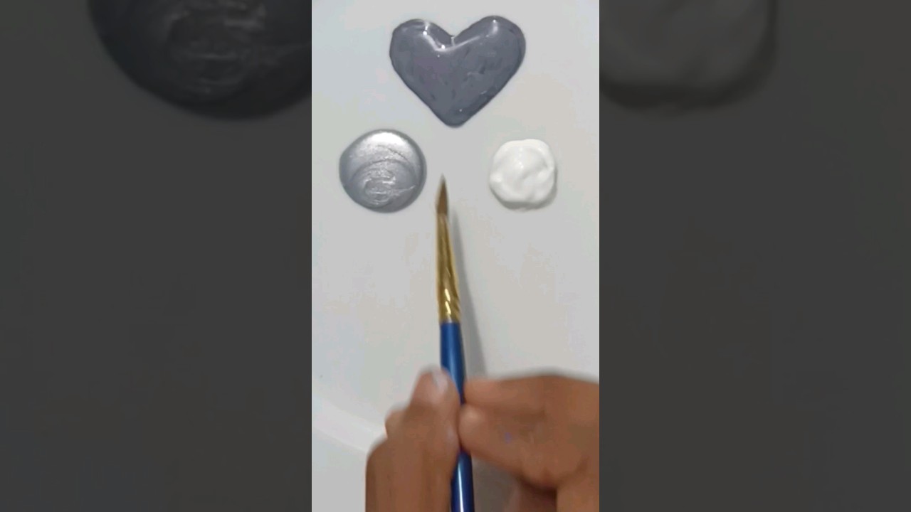Grey colour, silver colour mixing & Grey color white colour  mixing #youtubeshorts  #colourmixing