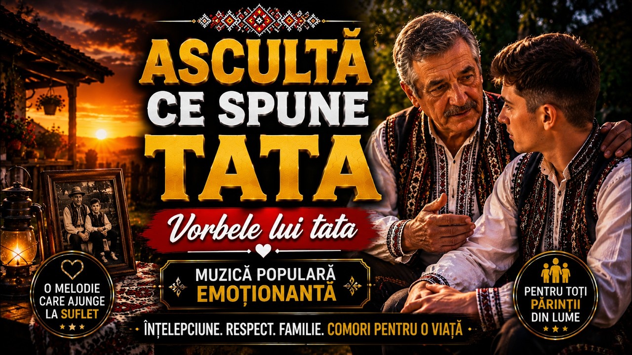 ASCULTĂ CE SPUNE TATA: Vorbele lui tata (Muzică Populară Emoționantă)