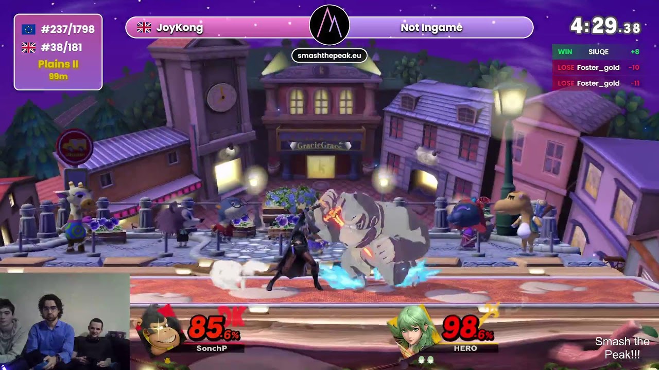 Smash Bros but I'm grinding Smash the Peak