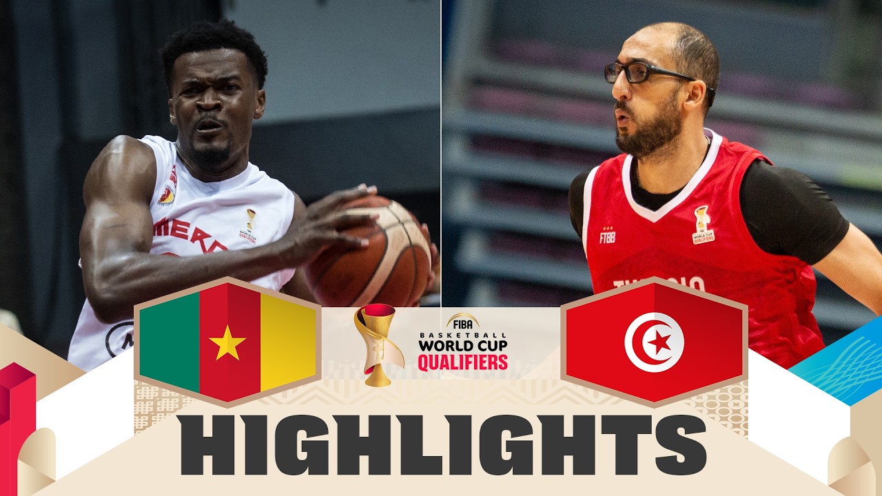 Cameroon 🇨🇲 v Tunisia 🇹🇳 | Highlights | FIBA Basketball World Cup 2027 African Qualifiers