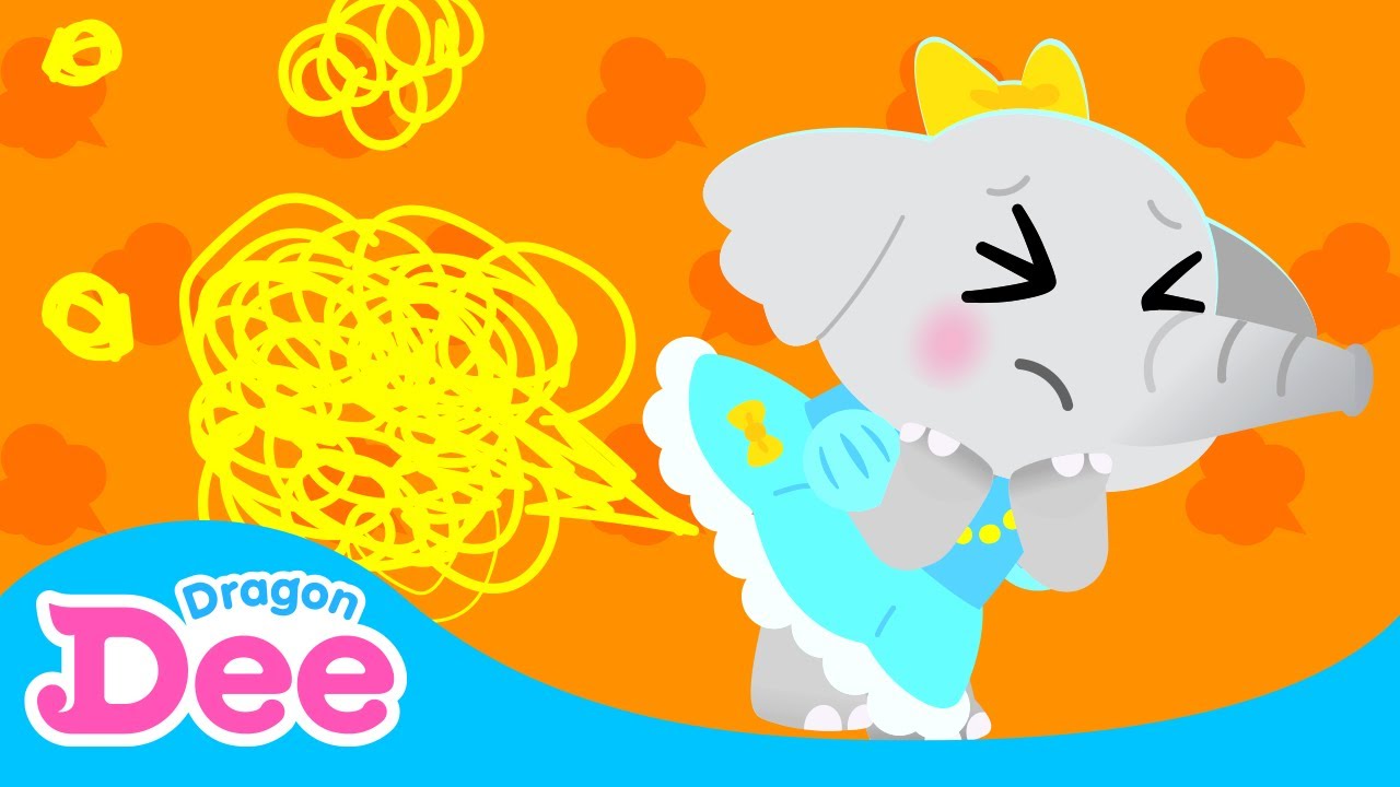 Ele-fart Elephant 💨 | Animal Star | Dragon Dee Songs for Children | Animal song