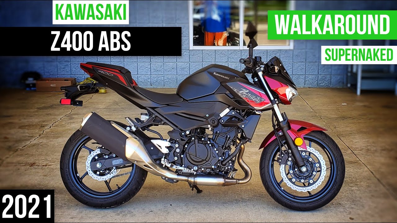 2021 Kawasaki Z400 ABS Naked Sport Bike / Motorcycle Walkaround | Z 400