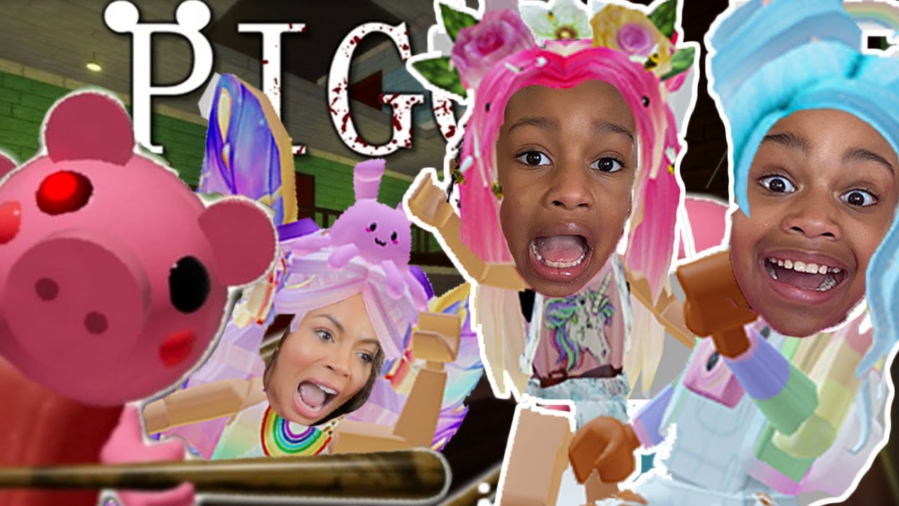 We Went to School With Piggy! Mommy is Still the WORST Roblox Player in the World!