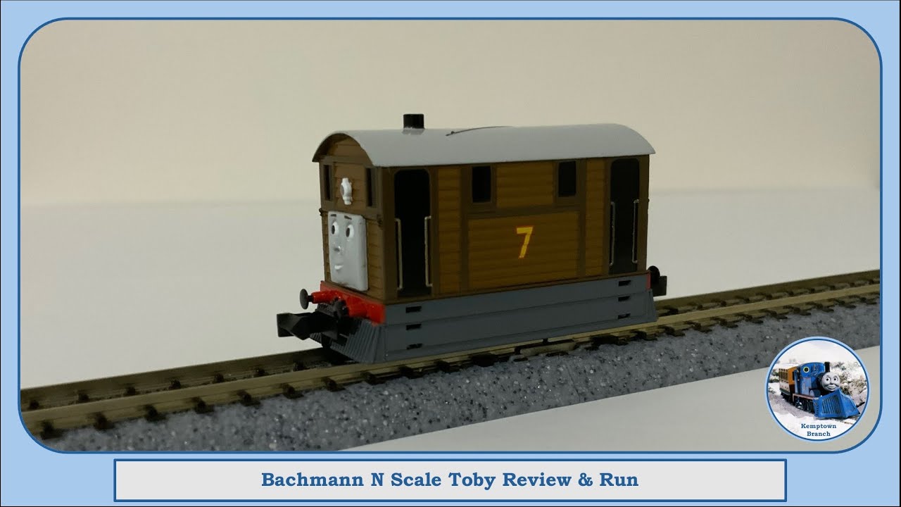 Bachmann N Scale Toby the Tram Engine - Review & Run