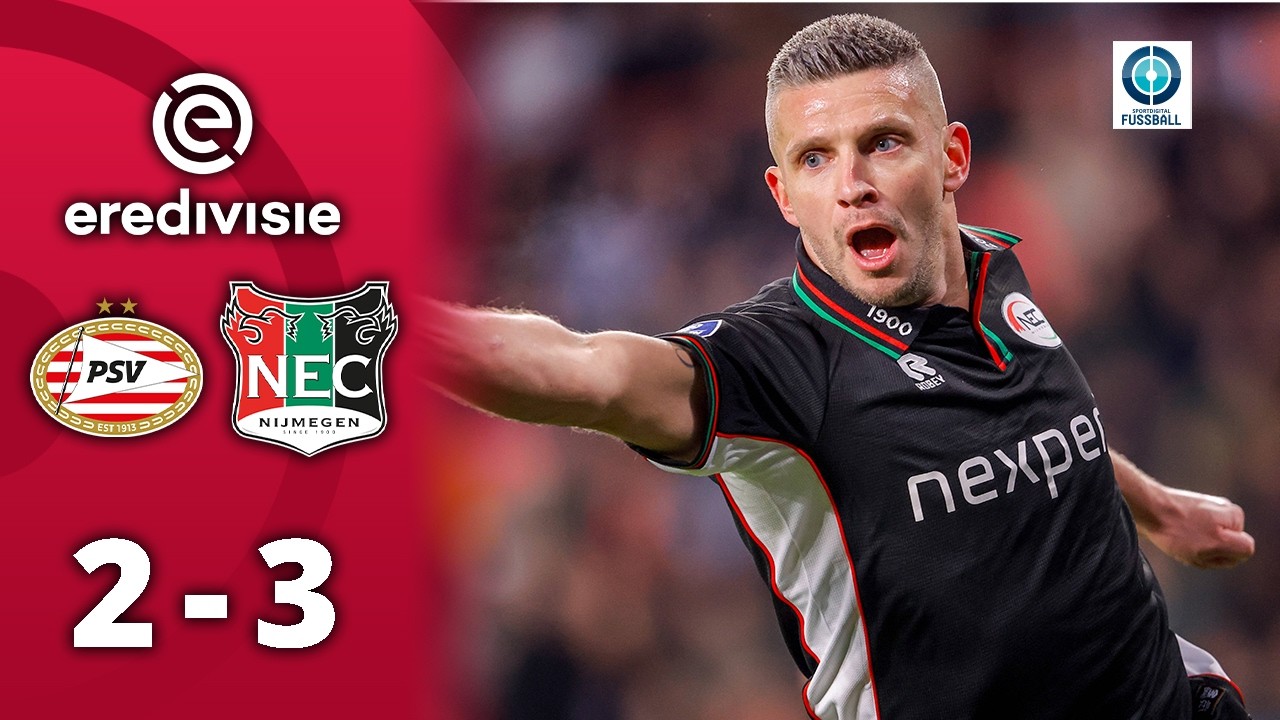 Partycrasher Linssen! Nijmegen schlägt PSV auch in der Liga | PSV Eindhoven - NEC Nijmegen
