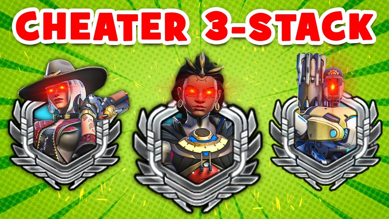 This Is The WORST CHEATING 3 Stack I've Ever Spectated In Overwatch 2