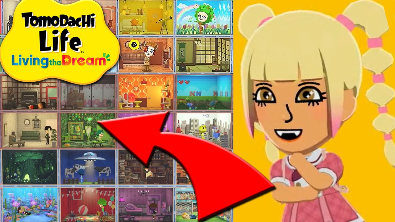 Tomodachi Life: Жизнь мечты. ВСЕ КОМНАТЫ (на данный момент) проанализированы и объяснены!