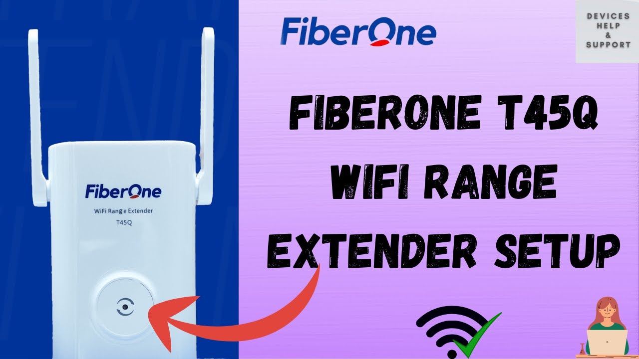 Setting up Fiberone T45Q Wifi Range extender within 2 minutes | Easy and short setup guide