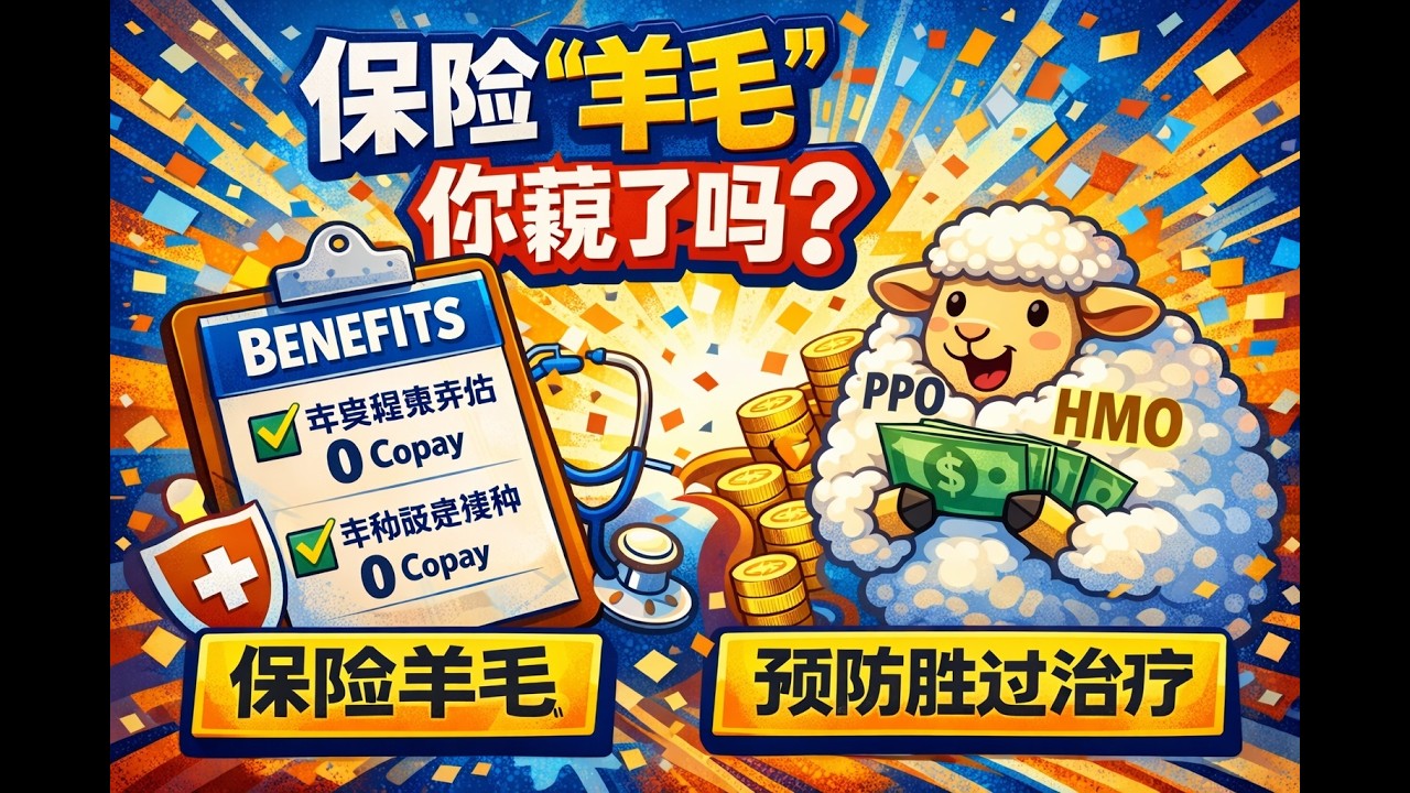 保险“羊毛”你薅了吗？很多人白白浪费几千美元！0 Copay体检和疫苗其实都免费