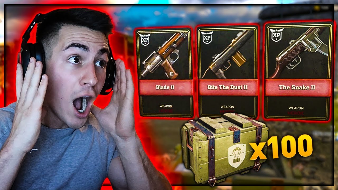 BEST COD WW2 SUPPLY DROP OPENING! *100 Rare Supply Drops*