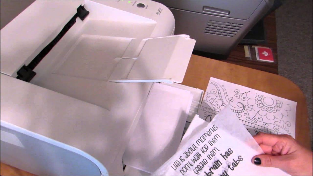 Printing on Deli or Tracing Paper