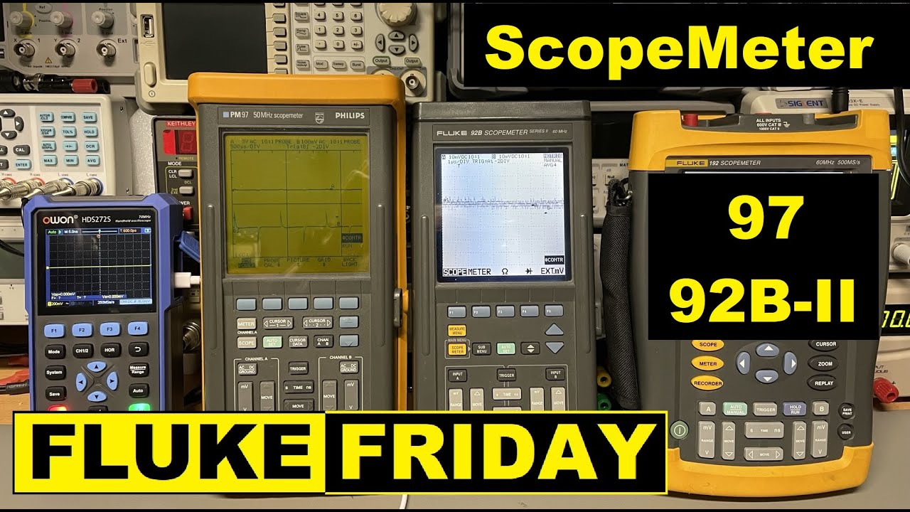 TA-0334: Fluke Friday (E10) Fluke Scopemeter 97 and 92B Serie II