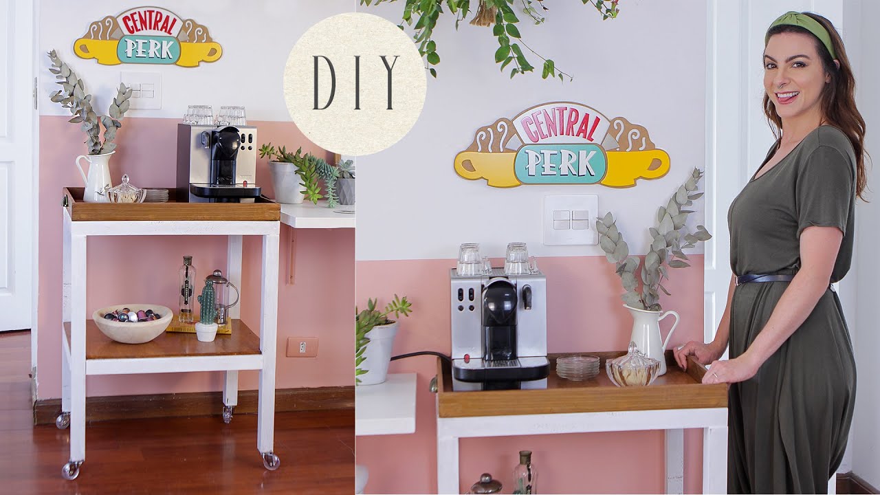 DIY Carrinho / Bar - Cantinho do Café!