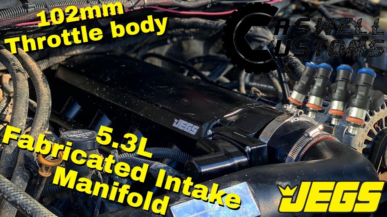 Впускной коллектор Vortec LS1, LS2, LS6 Jegs 5.3L - корпус дроссельной заслонки 102 мм - GMC Sier...