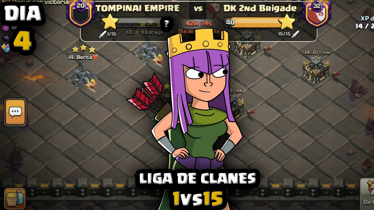 AQUÍ SE DEFINE EL PRIMER LUGAR EN LIGA  DE CLANES 1vs15🥇