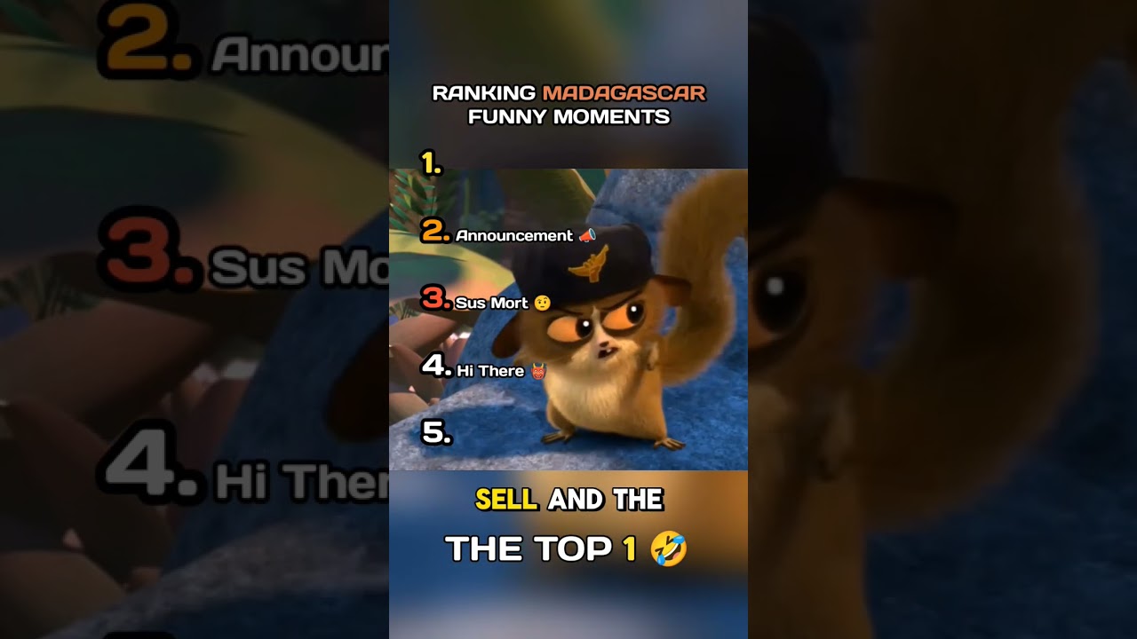 Ranking Madagascar Funny Moments 😂
