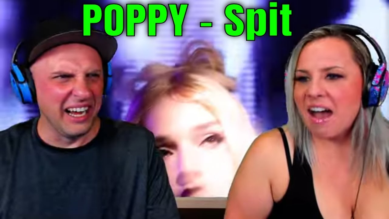 Reaction To POPPY - Spit (Official Music Video) THE WOLF HUNTERZ REACTIONS