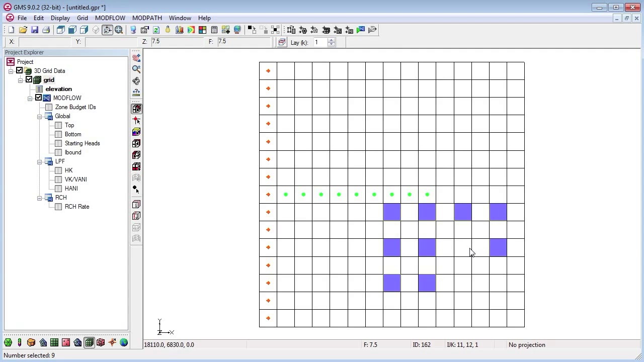 GMS MODFLOW Grid Approach Tutorial HD