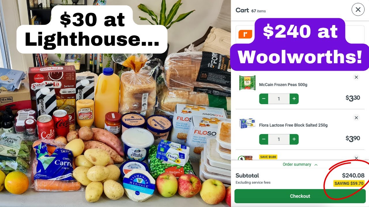 Woolworths vs Lighthouse Care Grocery Prices: Save Big on Groceries in Brisbane!