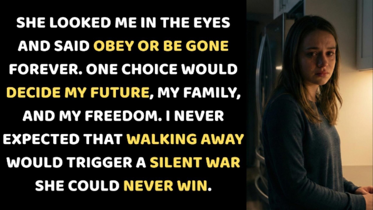 My Mom Said She’d Disown Me If I Didn’t Obey… So I Walked Away