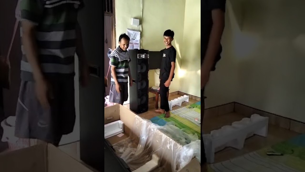 unboxing speaker aktif polytron 10DF38