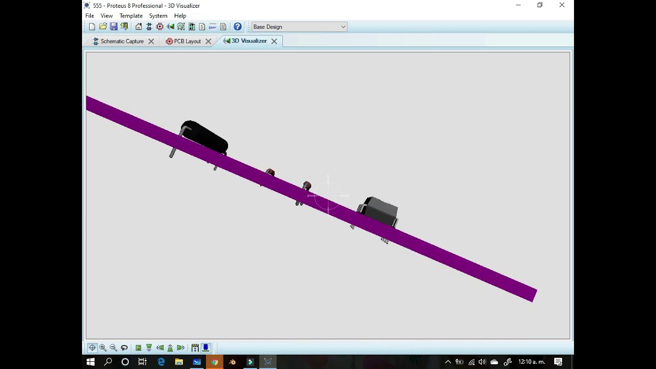 CIRCUITO 2 555 CON DOS LED´S Y VISTA 3D