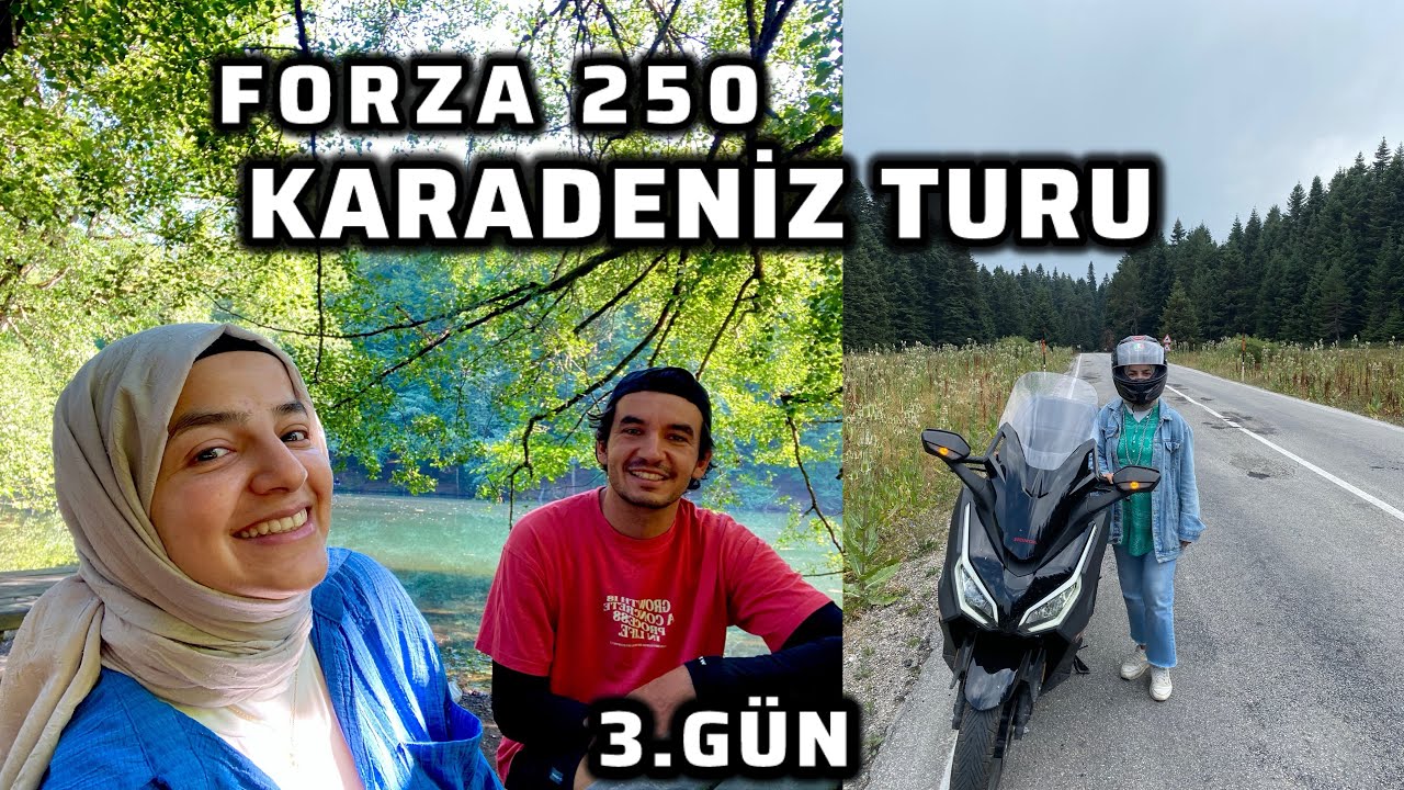 FORZA 250 İLE BATI KARADENİZ TURU 3.GÜN - VLOG - BOLU YEDİGÖLLER - ZONGULDAK - İNKUM PLAJI