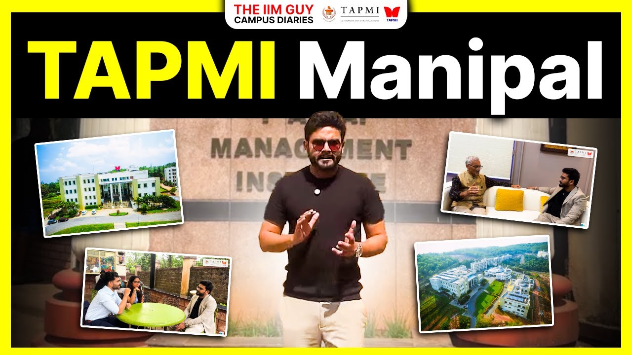 TAPMI Manipal | Campus Tour | BEAUTIFUL MBA College Campus in South India 