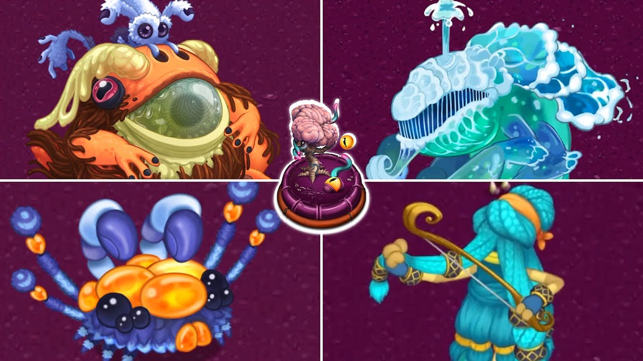 Psychic Island - All New Monsters (+ Epic Bowhead) | My Singing Monsters
