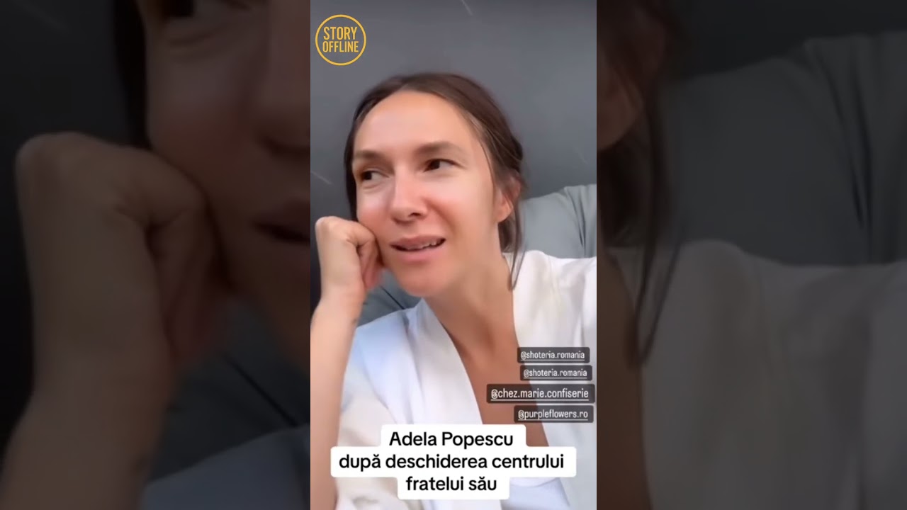 ADELA POPESCU FERICITA PENTRU FRATELE SAU🤗