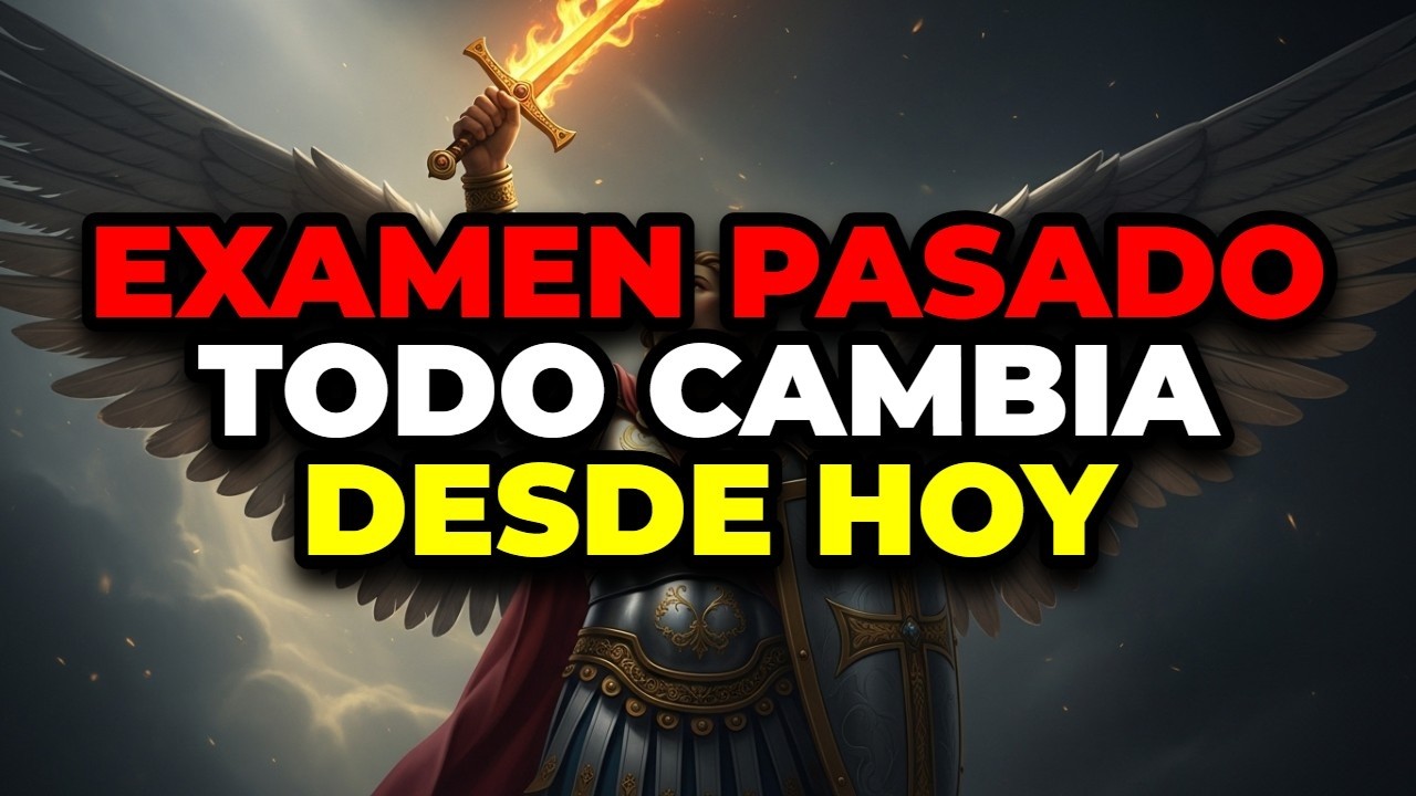 ELEGIDO: EL SEÑOR DICE QUE HAS PASADO EL EXAMEN FINAL Y TU VIDA CAMBIARÁ POR COMPLETO HOY.
