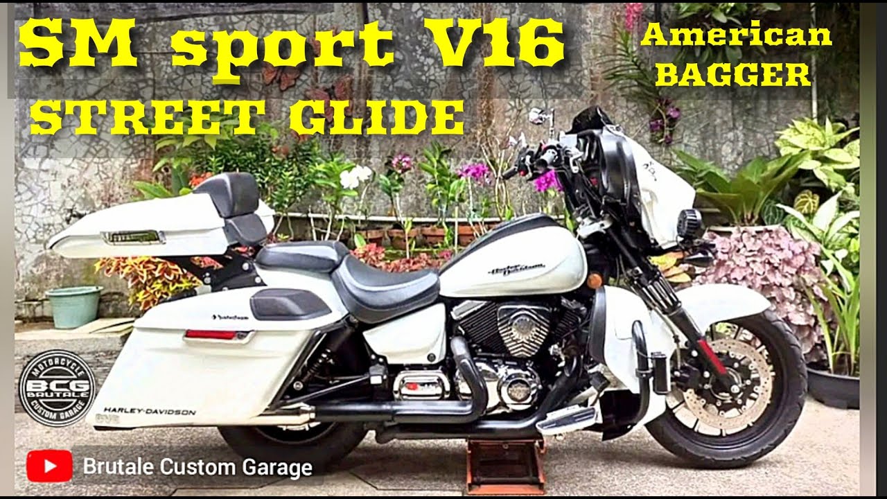 MODIFIKASI SM SPORT V16 - STREET GLIDE ELECTRA -AMERICAN BAGGER