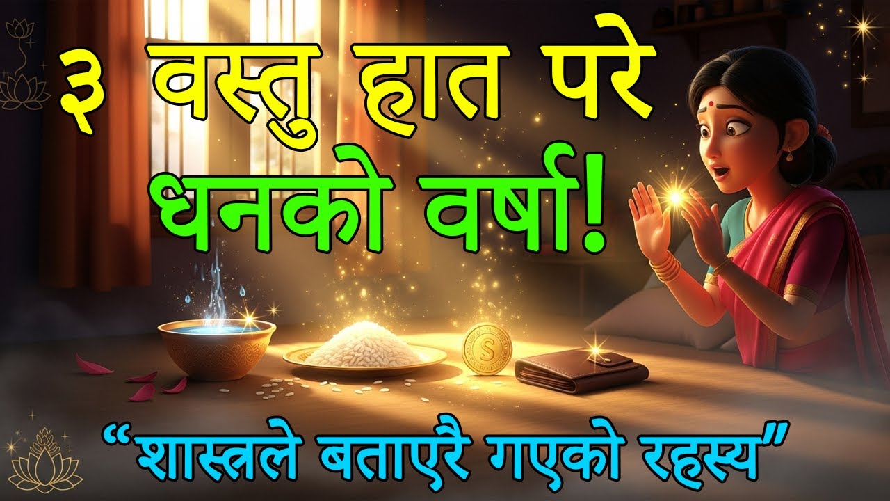 बिहान सबेरै यी ३ वस्तु हात परे भने दिनभर धनको वर्षा!