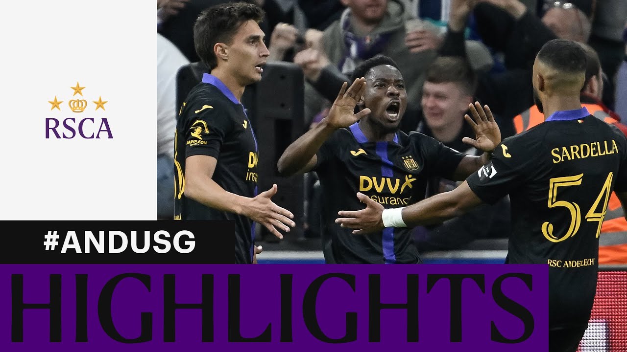HIGHLIGHTS: RSC Anderlecht - Union Saint-Gilloise | 2023-2024