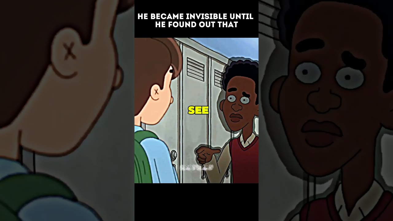 He was invisible until... 👀😶&zwj;🌫️ #anime #shorts