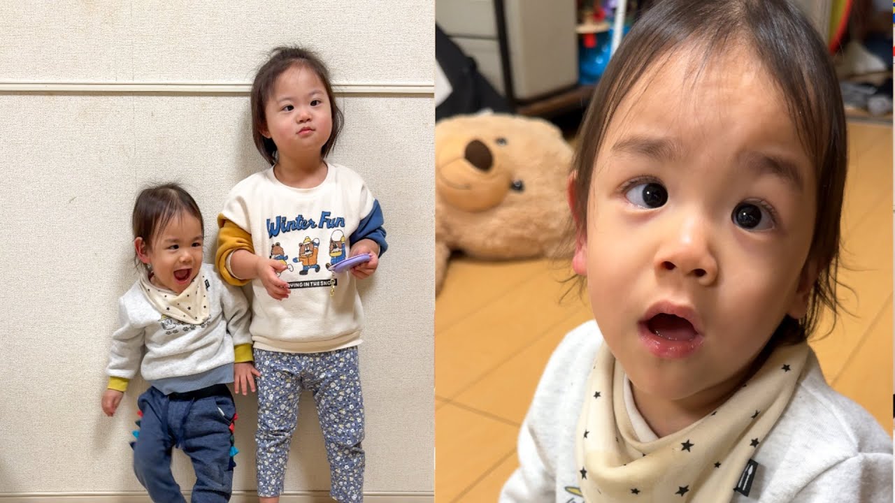 嬉しくなっちゃって弟と一緒に喜ぶ姉