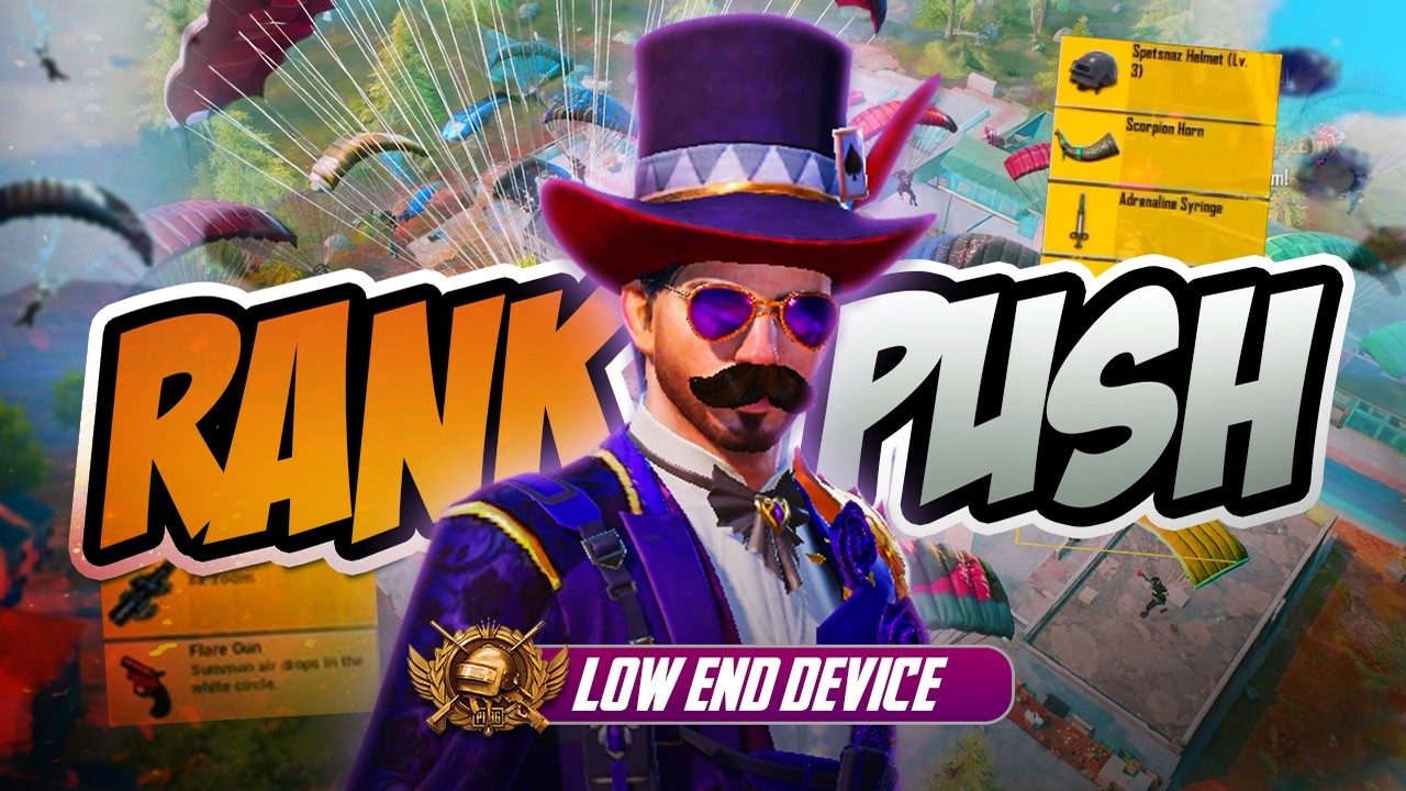 MASTER PUSH Begins Now 🔥| LOW END DEVICE #lowenddevice #pubg #pubgpakistan #battleroyalegame