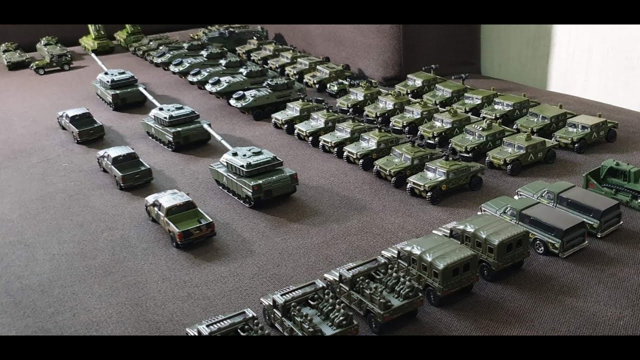 1:64 scale Military diecast collection - ready for deployment