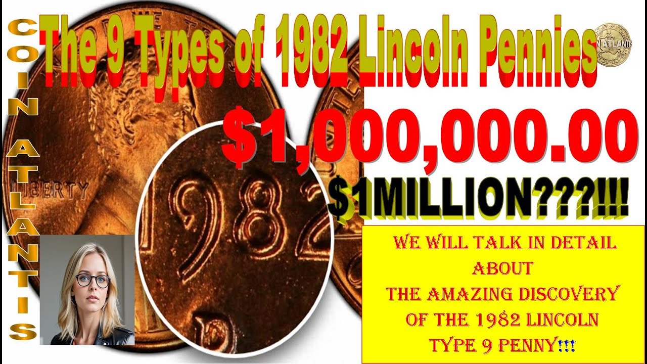 A rare 1982 copper penny is worth an astounding one million dollar!!!