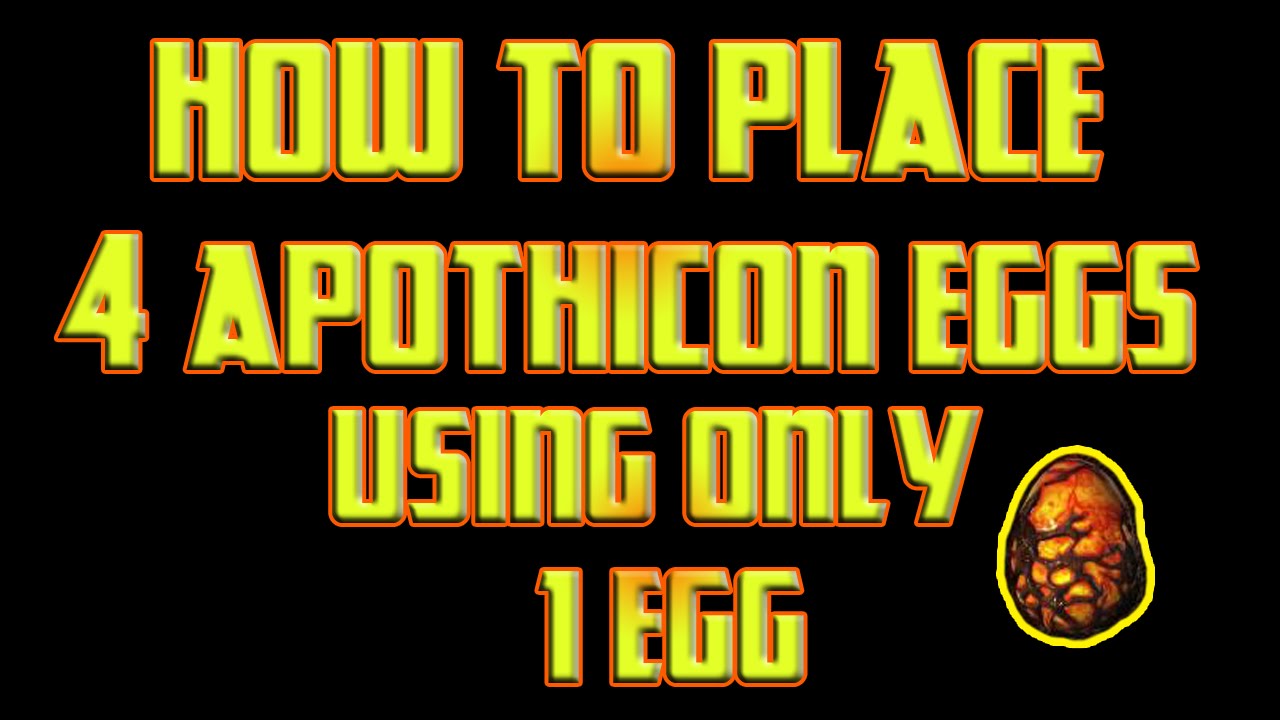 BO3 - SHORTCUT/GLITCH How to Use only 1 Apothican Egg to Place in all 4 Incubators - REVELATIONS