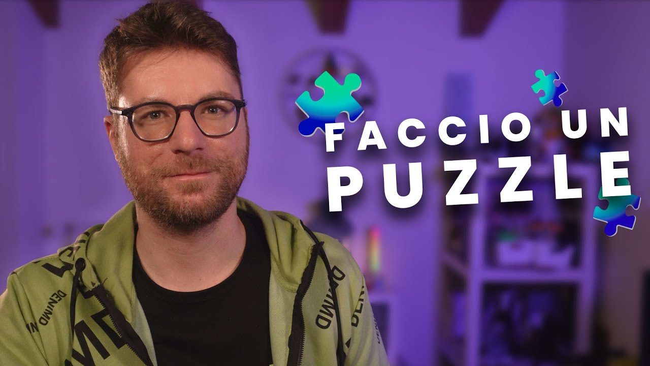 🧩 IO FACCIO UN PUZZLE, TU TI RILASSI • ASMR ITA
