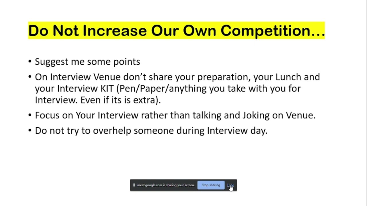 Interview Preparation class | This is your Complete Preparation